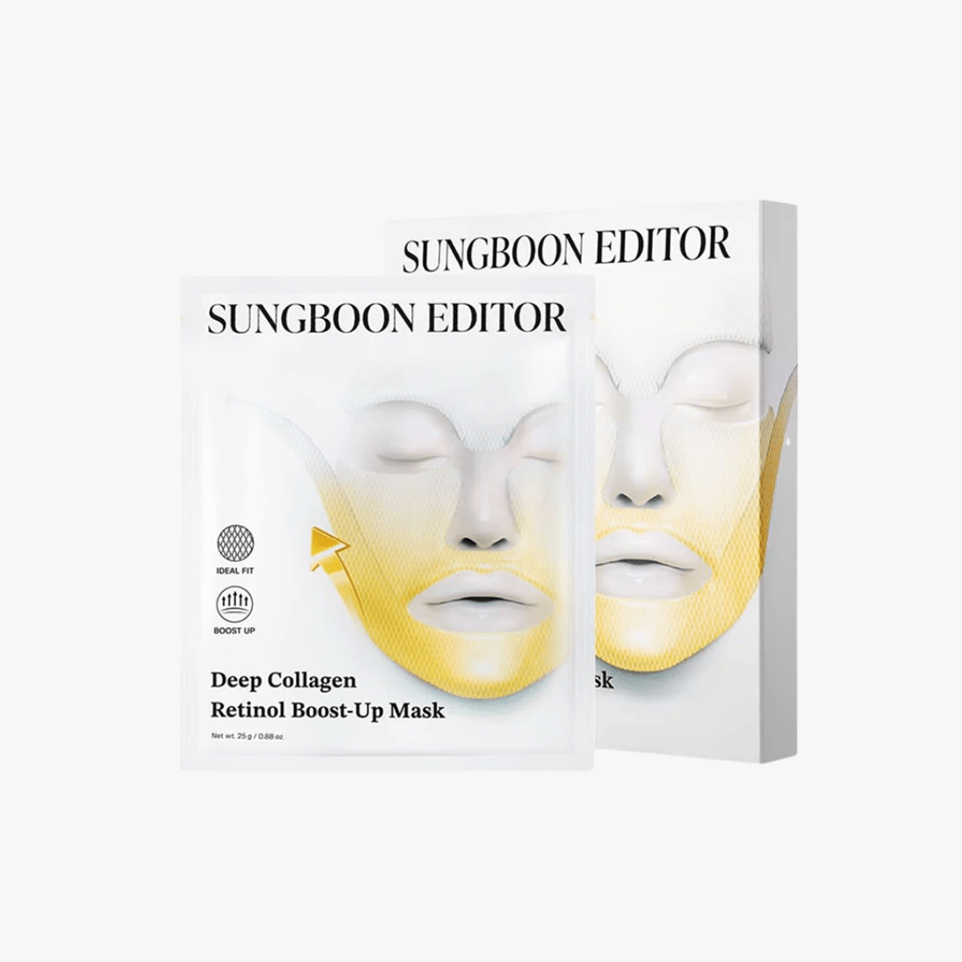 SUNGBOON EDITOR Deep Collagen Retinol Boost Up Mask 4pcs by Sungboon – Sheet Mask