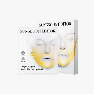 SUNGBOON EDITOR Deep Collagen Retinol Boost Up Mask 4pcs by Sungboon – Sheet Mask