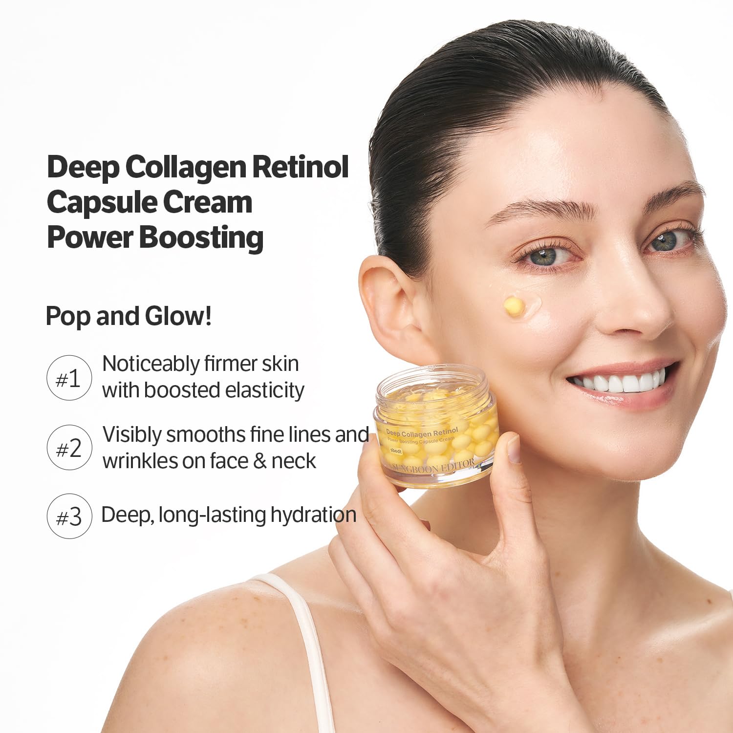 SUNGBOON EDITOR Deep Collagen Retinol Power Boosting Capsule Cream 50ml by Sungboon – Lotion & Cream