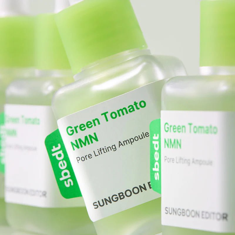 SUNGBOON EDITOR + Green Tomato NMN Pore Lifting Ampoule 40ml by Sungboon – Serum & Ampoule