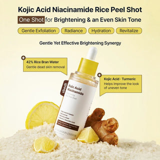 SUNGBOON EDITOR Kojic Acid Niacinamide Brightening Rice Peel Shot 80ml by Sungboon – Serum & Ampoule