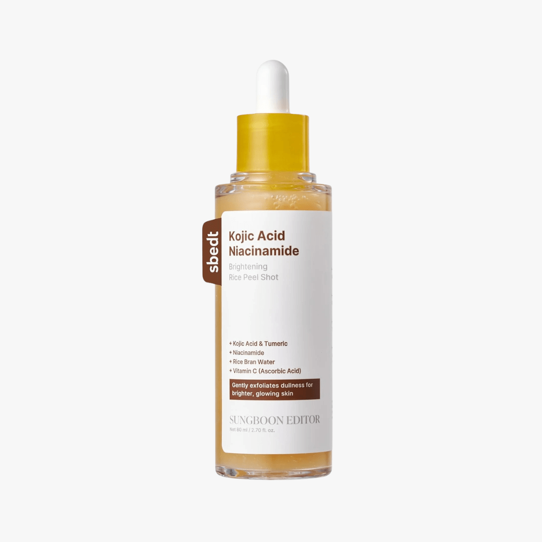 SUNGBOON EDITOR Kojic Acid Niacinamide Brightening Rice Peel Shot 80ml by Sungboon – Serum & Ampoule