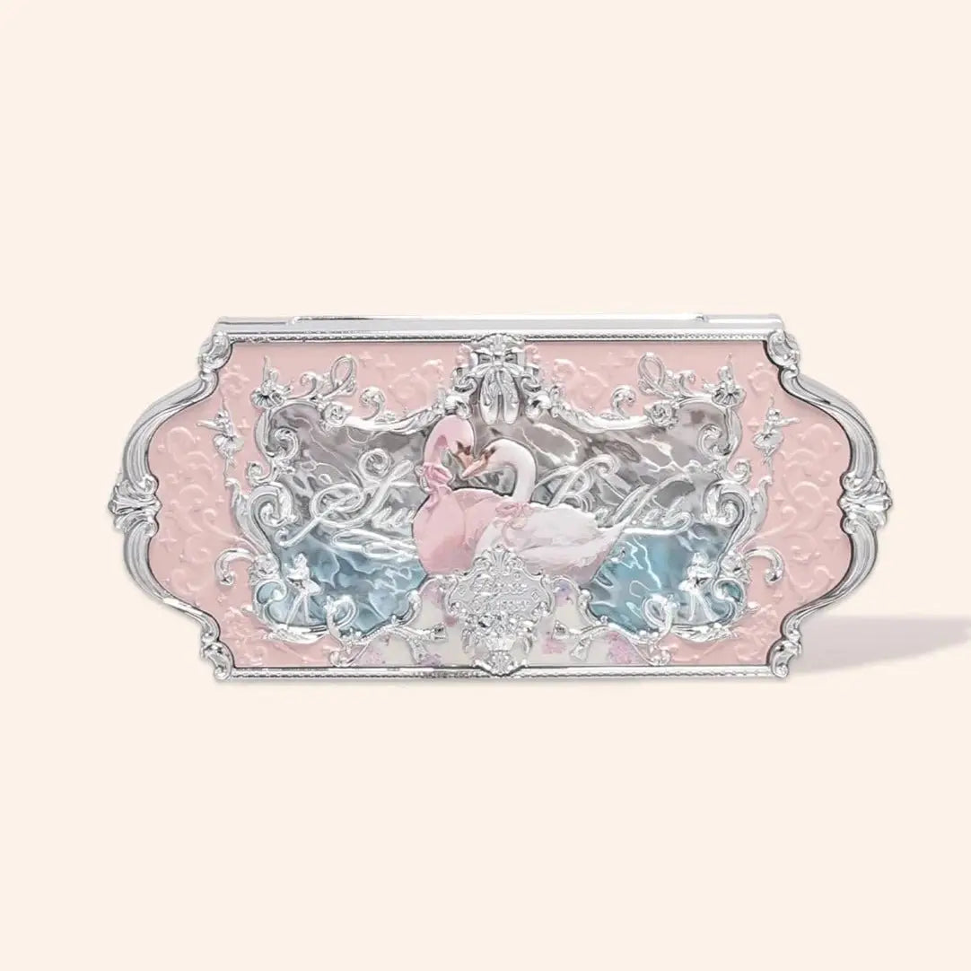 Flower Knows Swan Ballet Series Six Color Eyeshadow 03 Pink Swan by Flower Knows – Eye Shadow