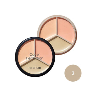 The Saem Cover Perfection Triple Pot Concealer (4 types) by The Saem – Concealer