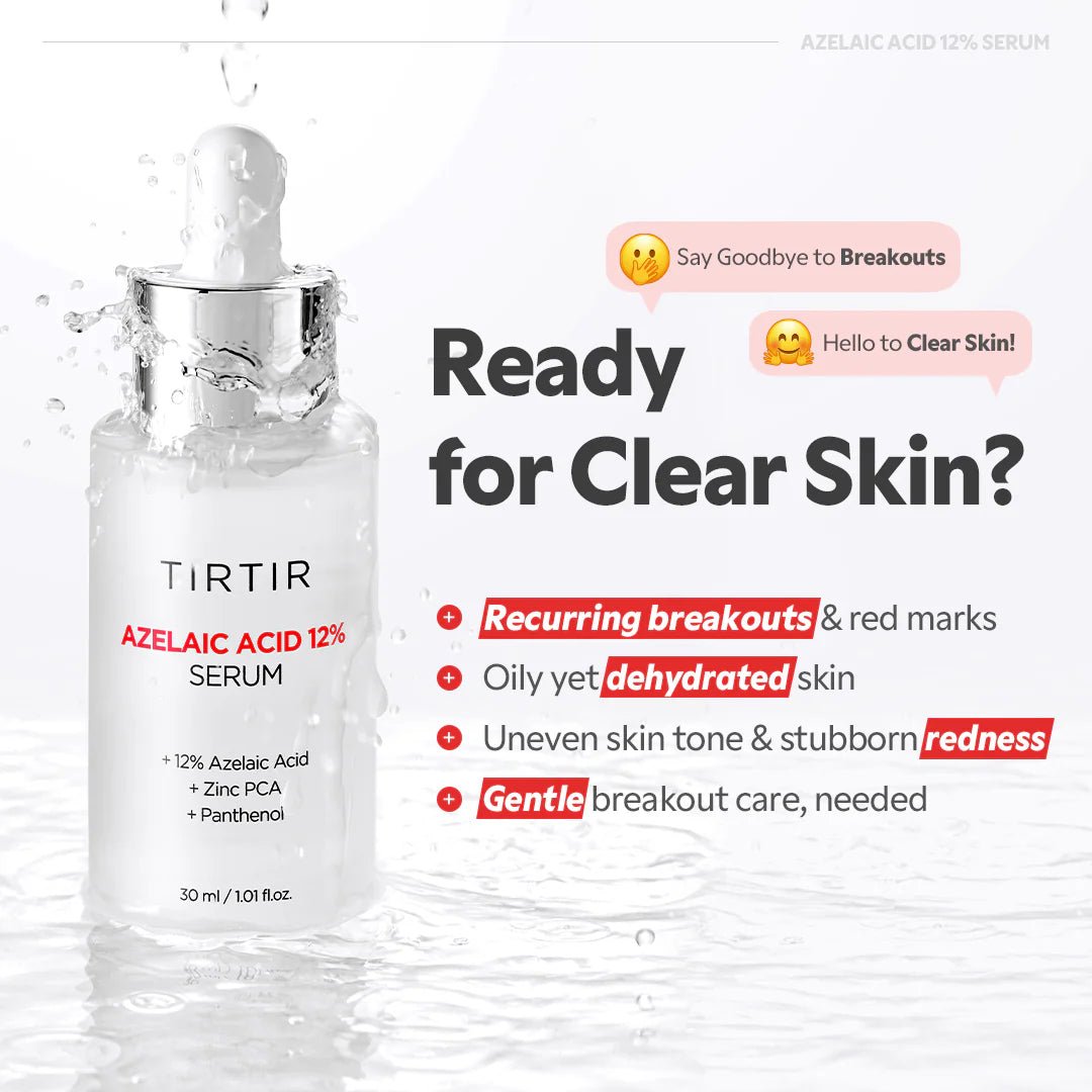 TIRTIR Azelaic Acid 12% Serum 30ml by TIRTIR – Serum & Ampoule