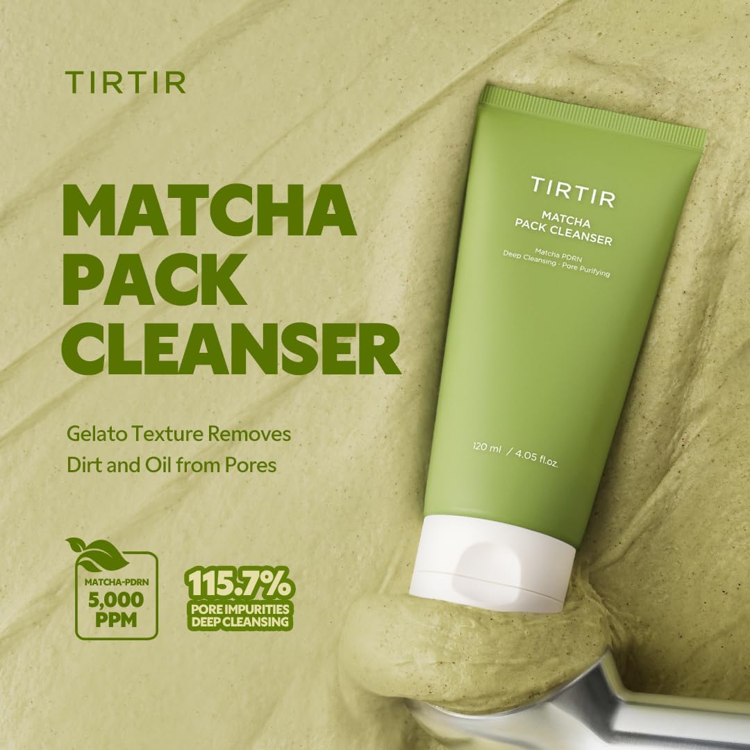 TIRTIR Matcha Pack Cleanser 120ml by TIRTIR – Facial Cleanser