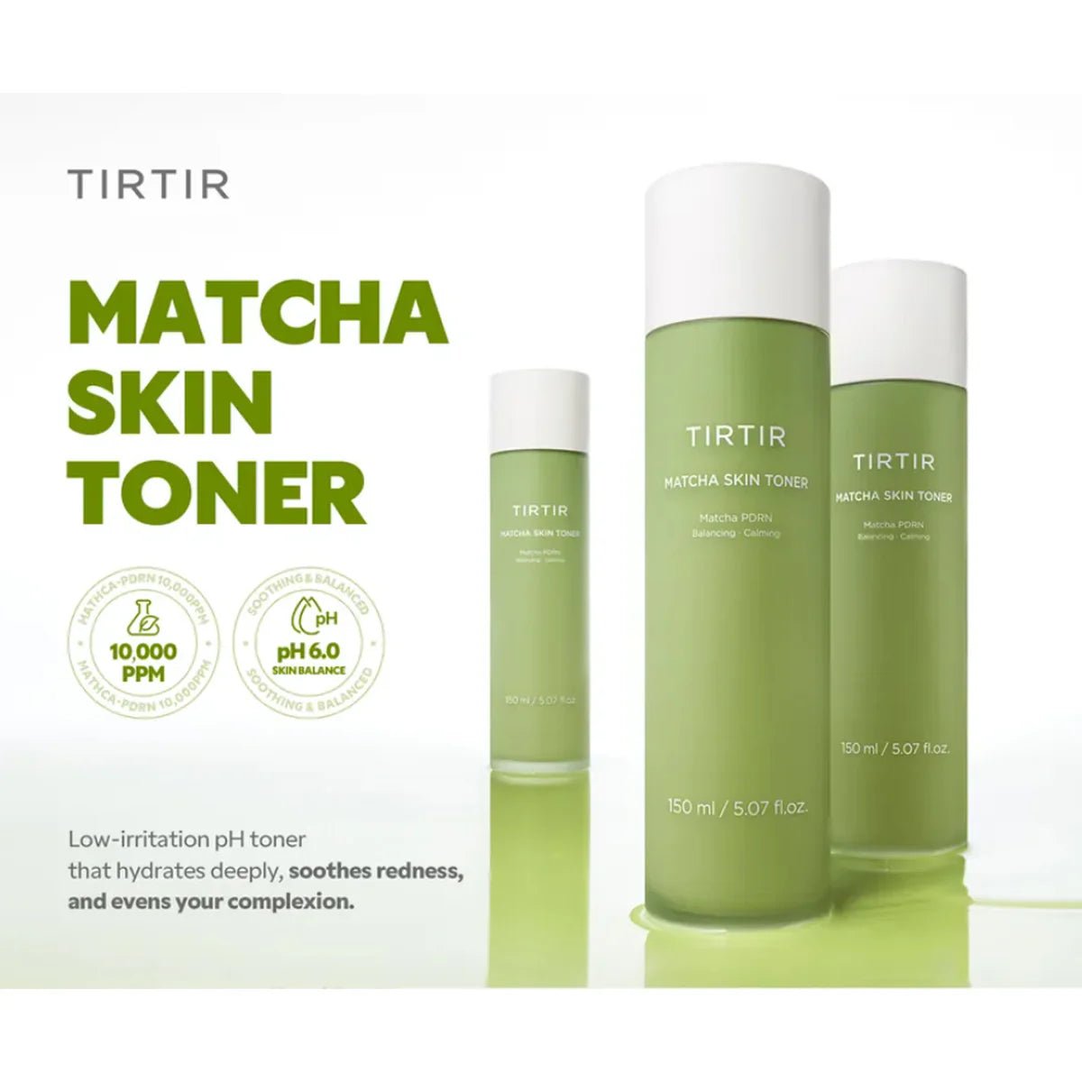 TIRTIR Matcha Skin Toner 150ml by TIRTIR – Toner & Essence