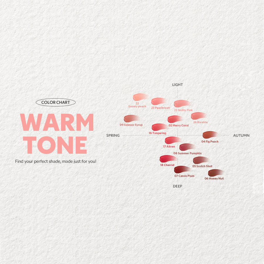 TIRTIR Waterism Glow Tint Mini (15 Shades) by TIRTIR – Lip Tint & Stain