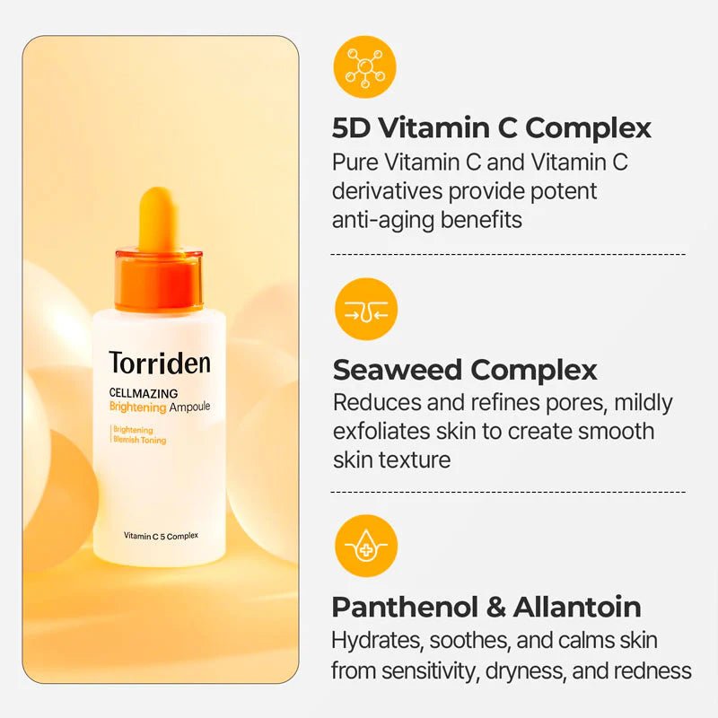 Torriden Cellmazing Brightening Ampoule 30ml by Torriden – Serum & Ampoule