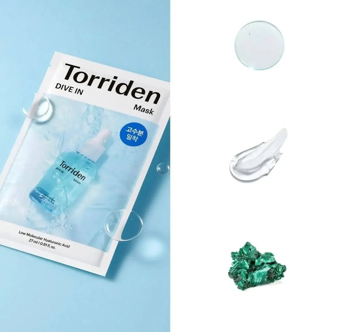 Torriden DIVE - IN Low Molecular Hyaluronic Acid Mask (Box/Sheet) by Torriden – Sheet Mask