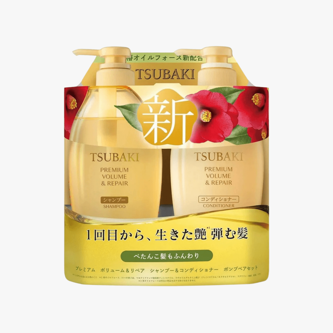TSUBAKI Premium Volume & Repair Hair Care Set 2025 450ml*2 by Shiseido – Shampoo & Conditioner Sets