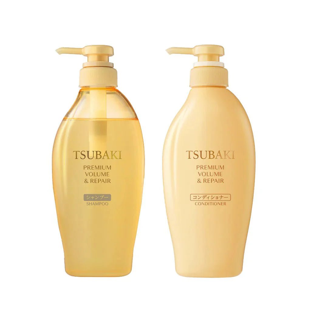 TSUBAKI Premium Volume & Repair Hair Care Set 2025 450ml*2 by Shiseido – Shampoo & Conditioner Sets