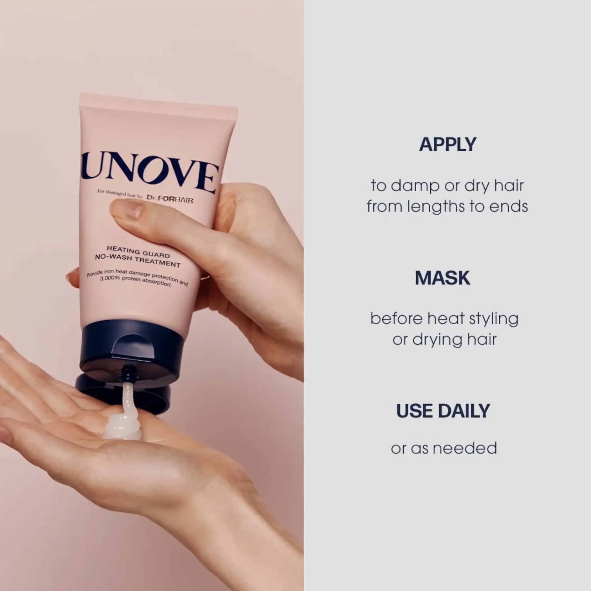 Unove Heating Guard No - wash Treatment 147ml by Unove – Hair Oil & Serum