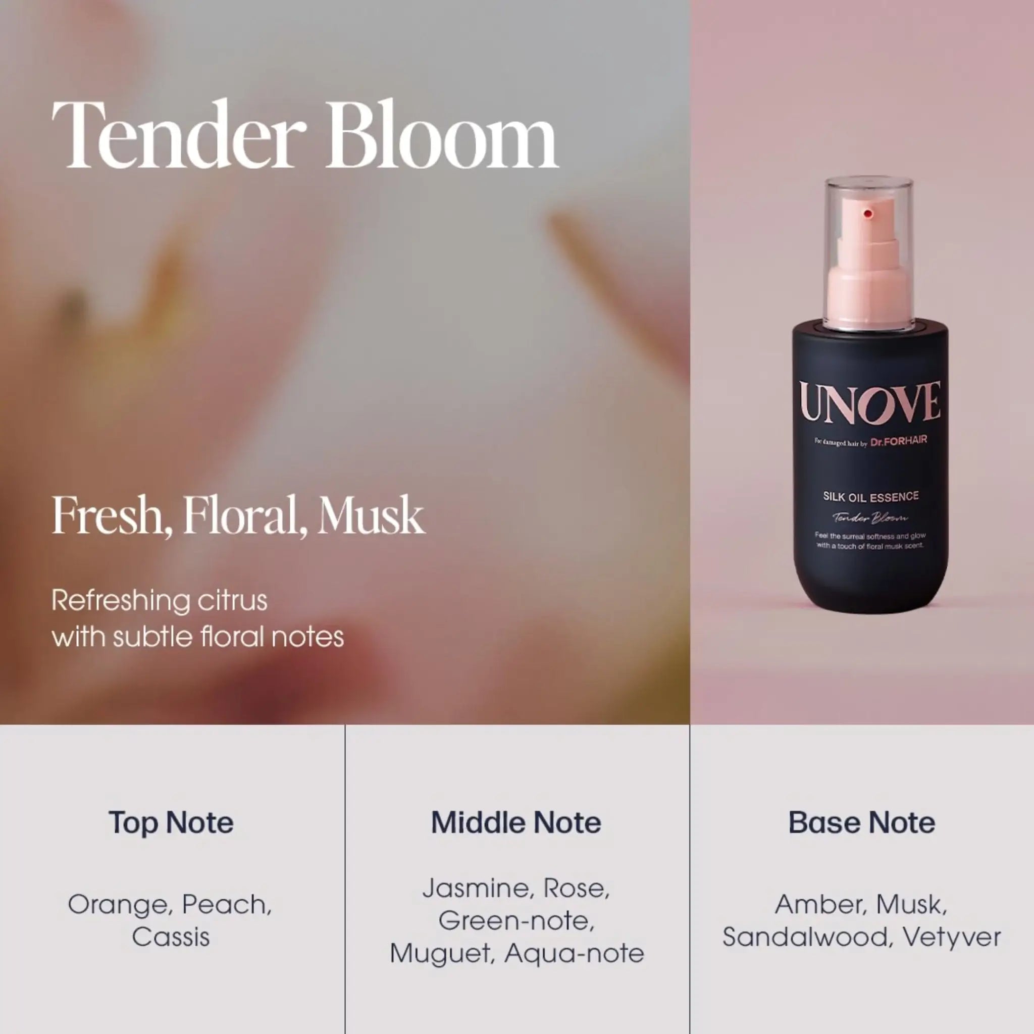 Unove Silk Oil Essence Tender Bloom 70ml by Unove – Hair Oil & Serum