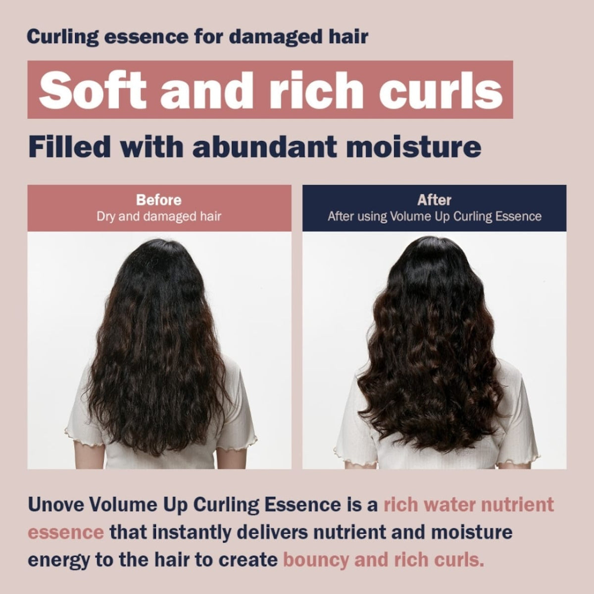 UNOVE Volume Up Curling Essence 147ml by UNOVE – Hair Oil & Serum