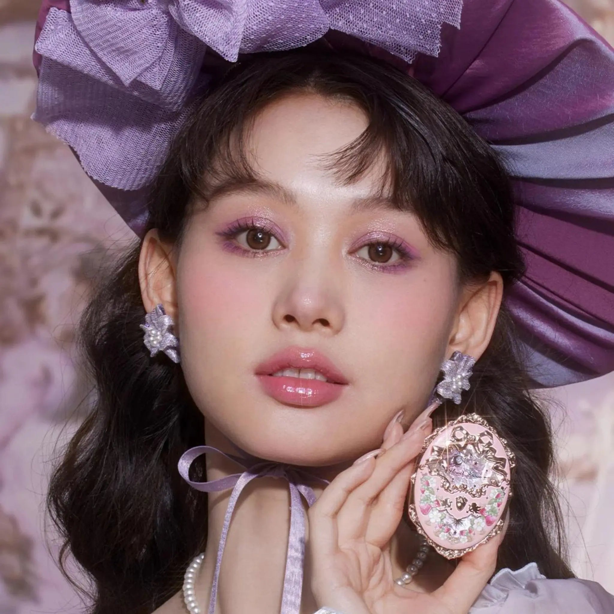 Flower Knows Violet Strawberry Rococo Embossed Blush (2 Shades) by Flower Knows – Blush