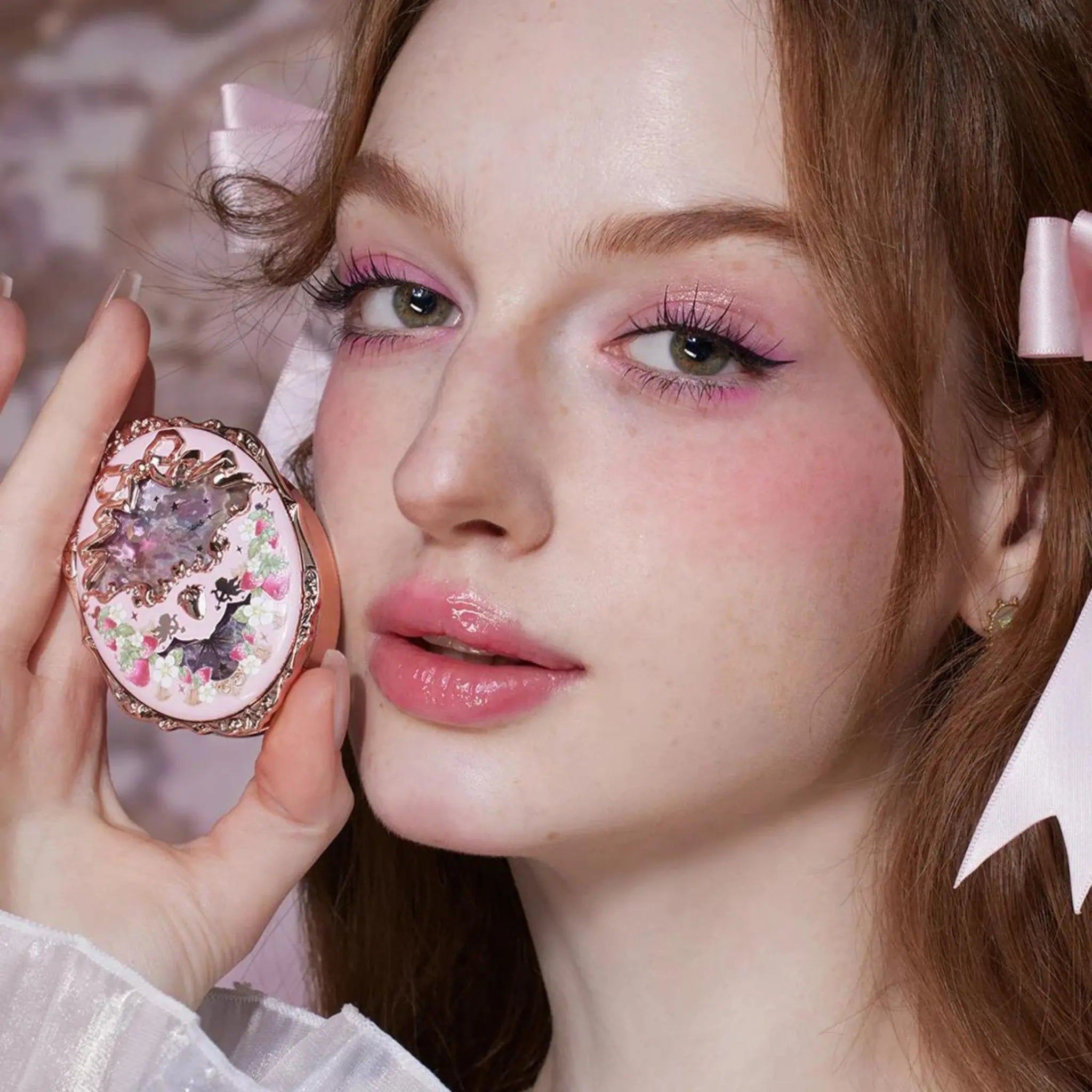 Flower Knows Violet Strawberry Rococo Embossed Blush (2 Shades) by Flower Knows – Blush