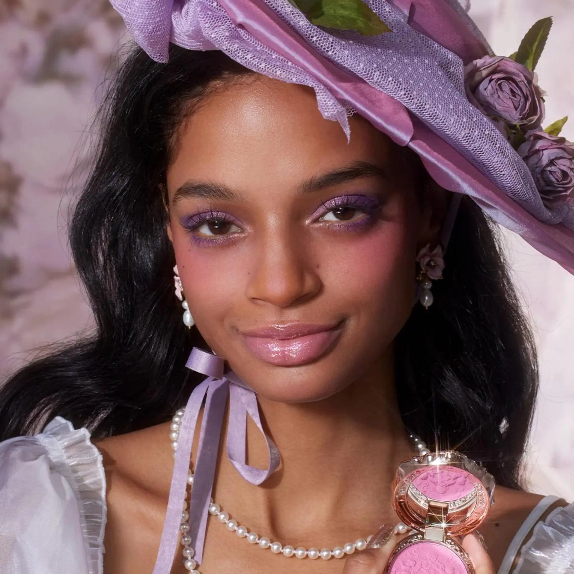 Flower Knows Violet Strawberry Rococo Embossed Blush (2 Shades) by Flower Knows – Blush