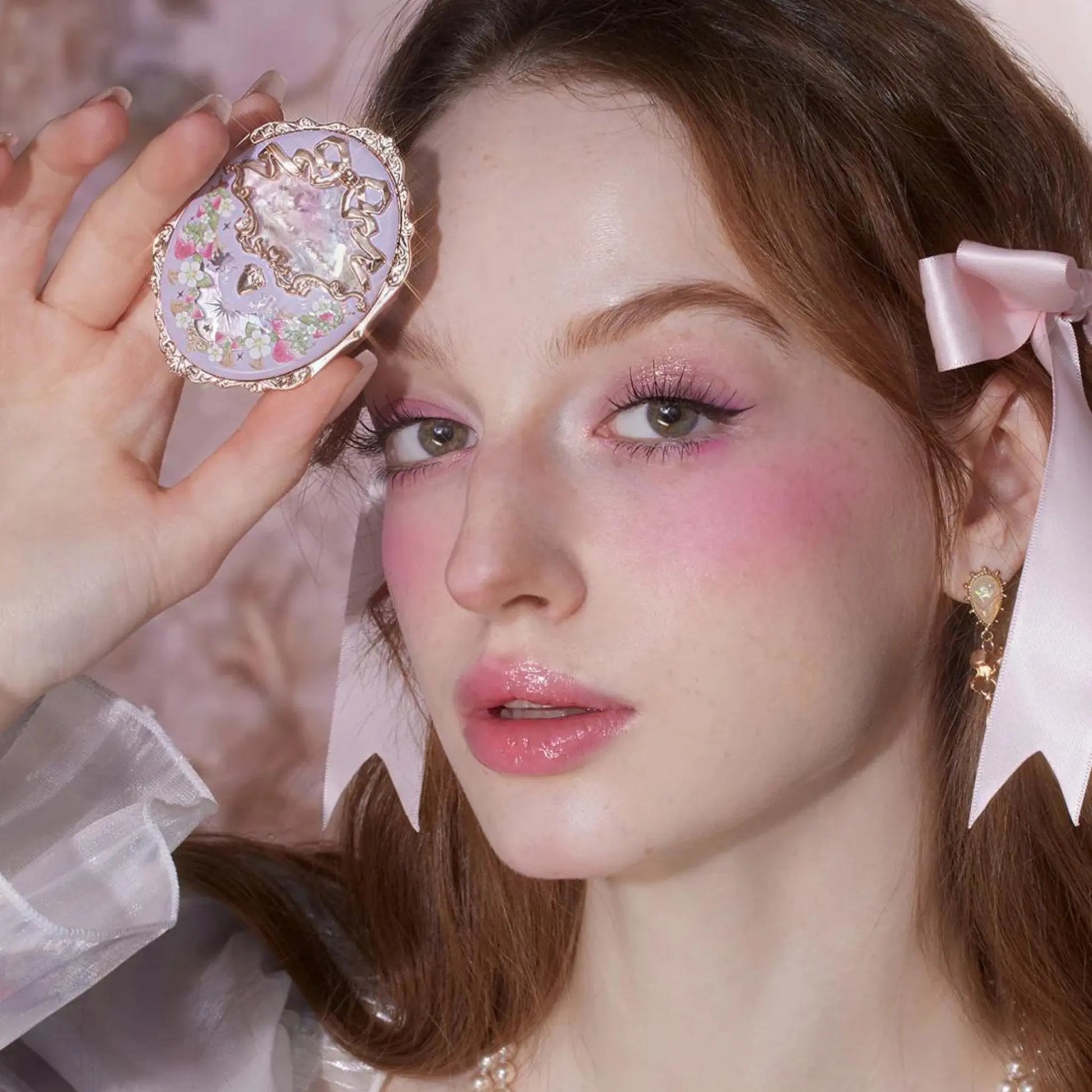 Flower Knows Violet Strawberry Rococo Embossed Blush (2 Shades) by Flower Knows – Blush