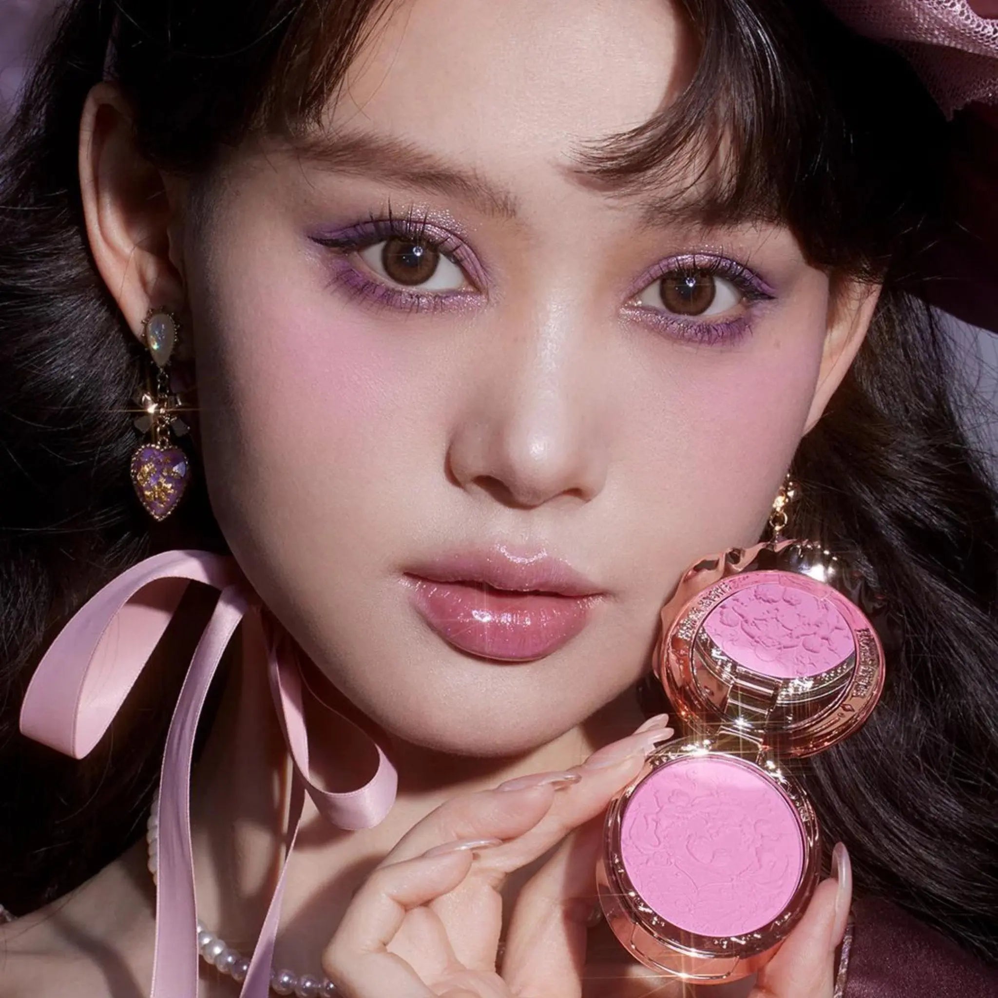 Flower Knows Violet Strawberry Rococo Embossed Blush (2 Shades) by Flower Knows – Blush