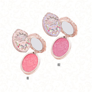 Violet Strawberry Rococo Embossed Blush ( 2 Shades ) - Flower Knows | Kiokii and...