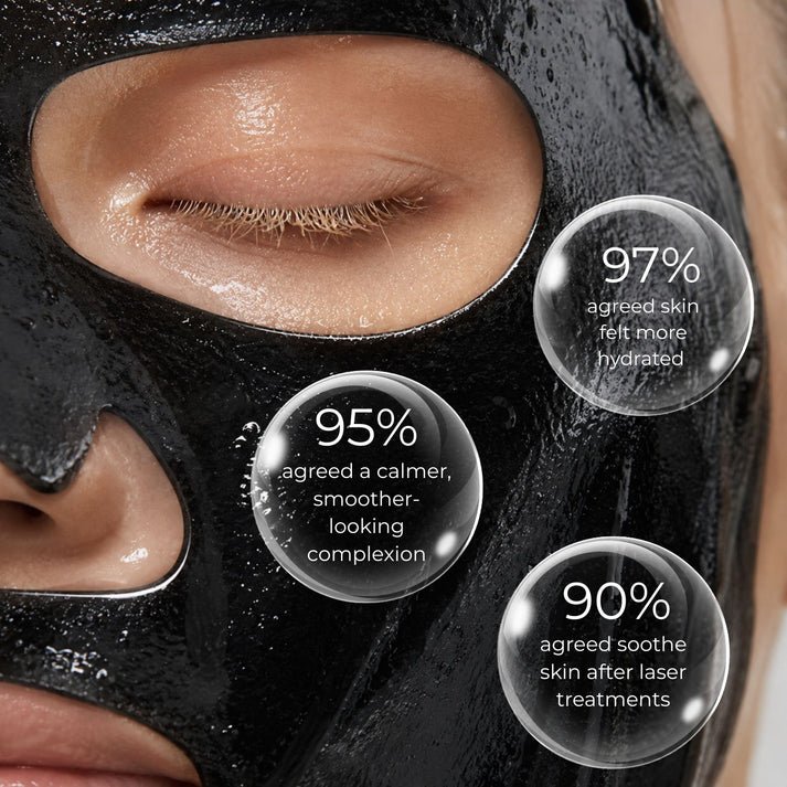 Voolga Sodium Hyaluronate Dressing Repair Face Mask 5pcs (Black) by Voolga – Sheet Mask