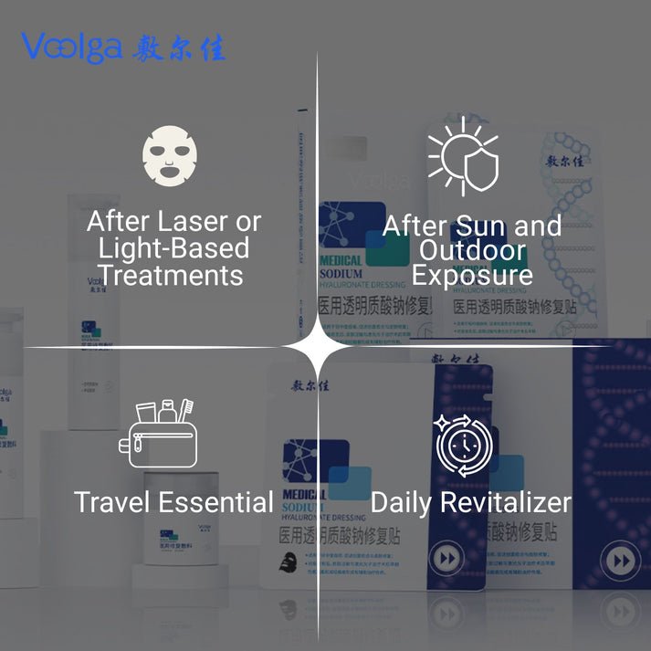 Voolga Sodium Hyaluronate Dressing Repair Face Mask 5pcs by Voolga – Sheet Mask