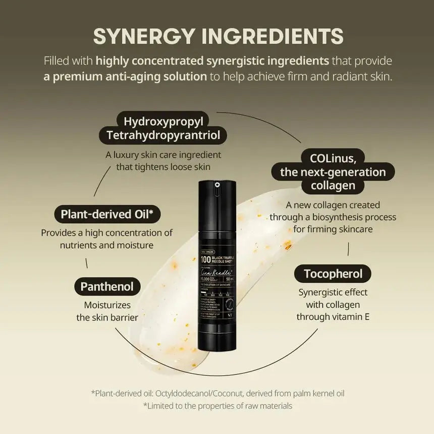 VT Black Truffle Reedle Shot 100 50ml by VT Cosmetics – Serum & Ampoule
