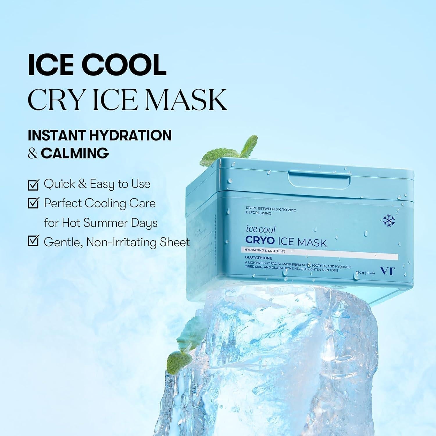 VT Cryo Ice Mask 320g by VT Cosmetics – Sheet Mask