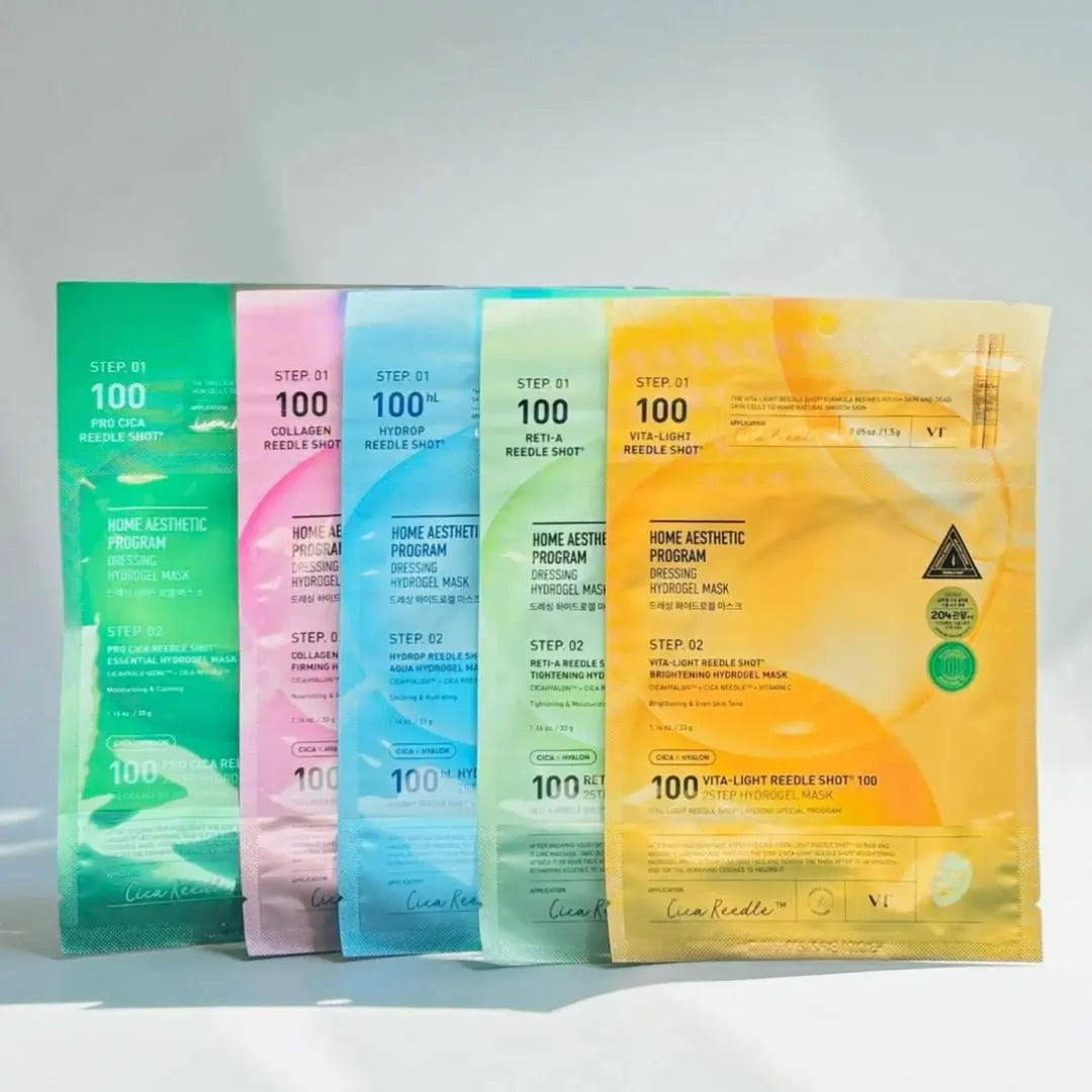 VT Cosmetics Hydrop Reedle Shot 100hL 2 Step Hydrogel Mask by VT Cosmetics – Sheet Mask