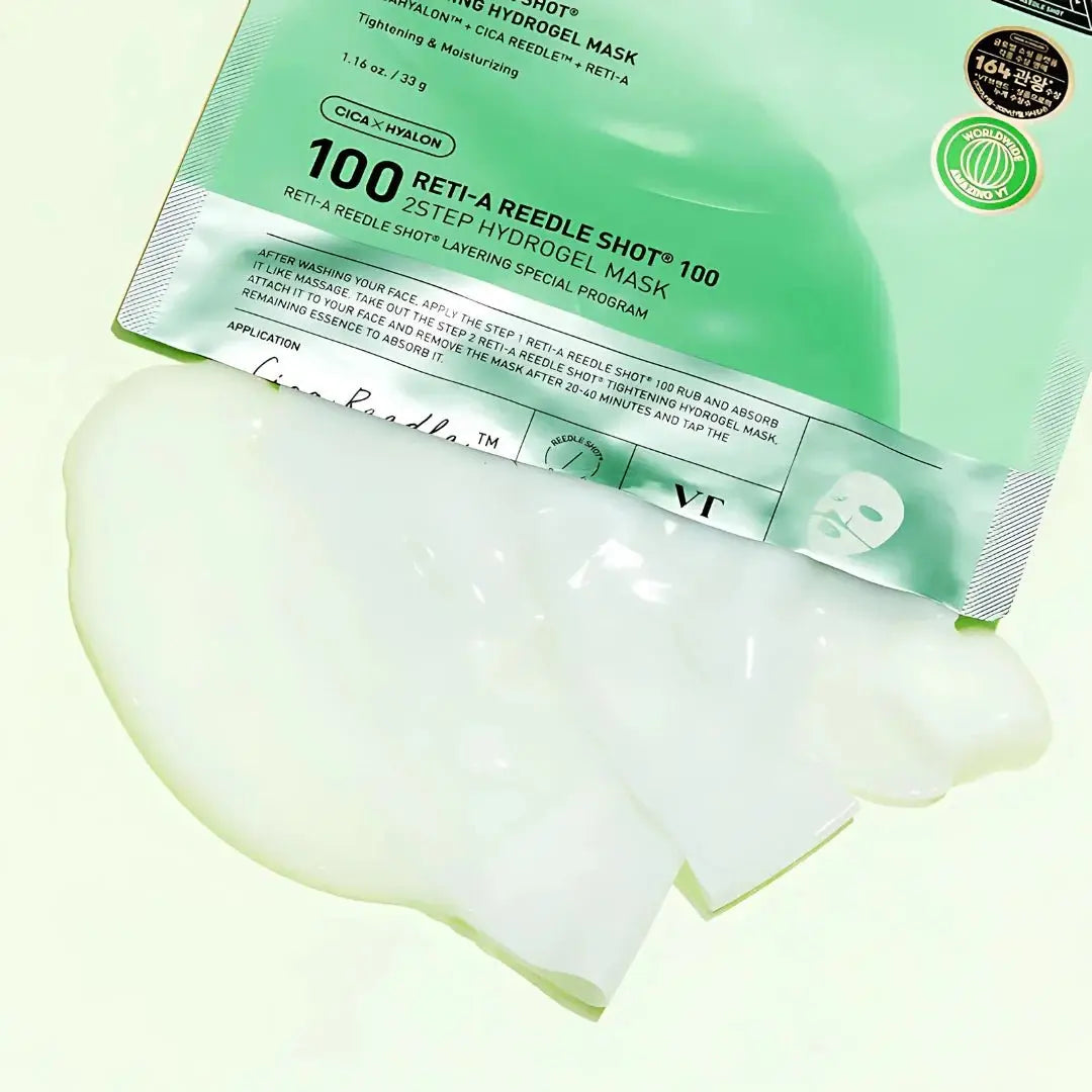 VT Cosmetics Reti - A Reedle Shot 100 2 Step Hydrogel Mask by VT Cosmetics – Sheet Mask
