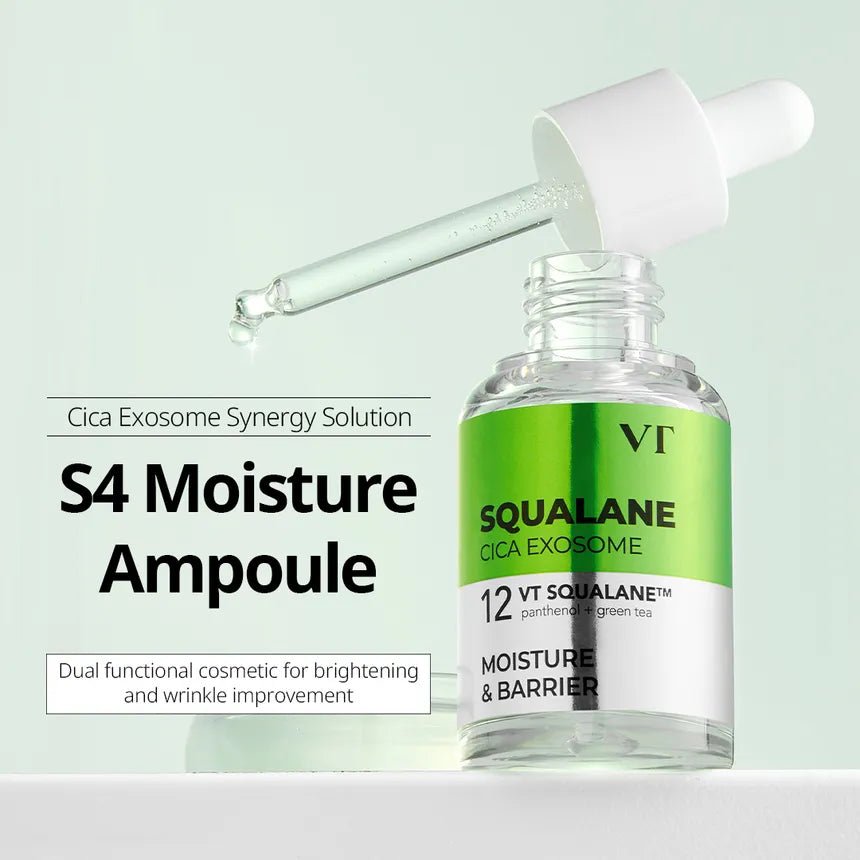 VT Squalane S4 Moisture Ampoule 30ml by VT Cosmetics – Serum & Ampoule