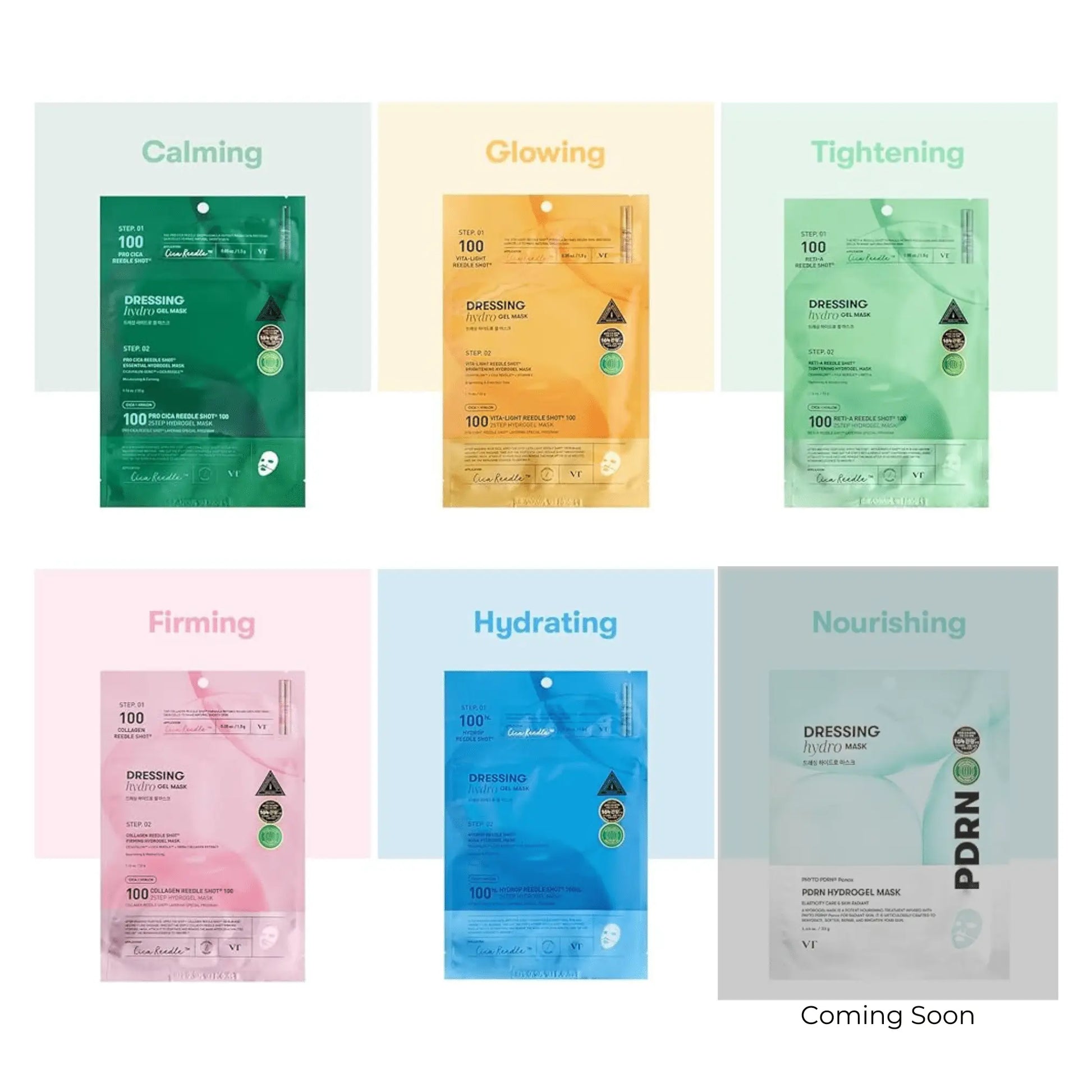 VT Cosmetics Vita - light Reedle Shot 100 2 Step Hydrogel Mask by VT Cosmetics – Sheet Mask