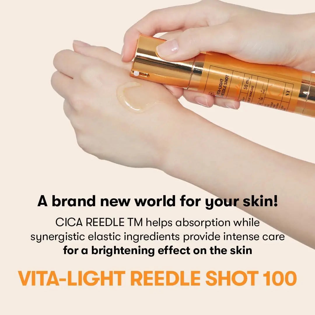 VT Cosmetics Vita Light Reedle Shot 100 Essence 50ml by VT Cosmetics – Serum & Ampoule