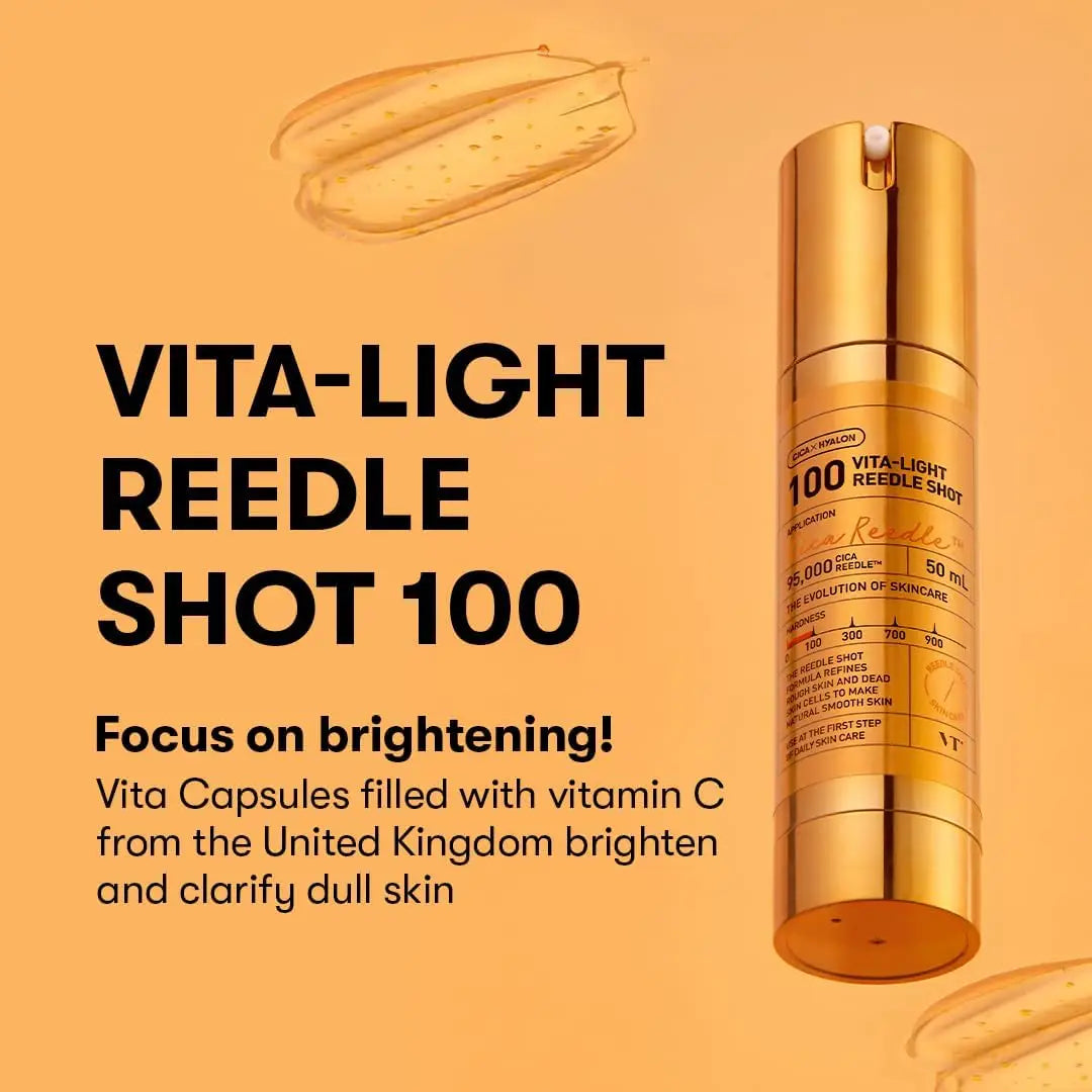 VT Cosmetics Vita Light Reedle Shot 100 Essence 50ml by VT Cosmetics – Serum & Ampoule