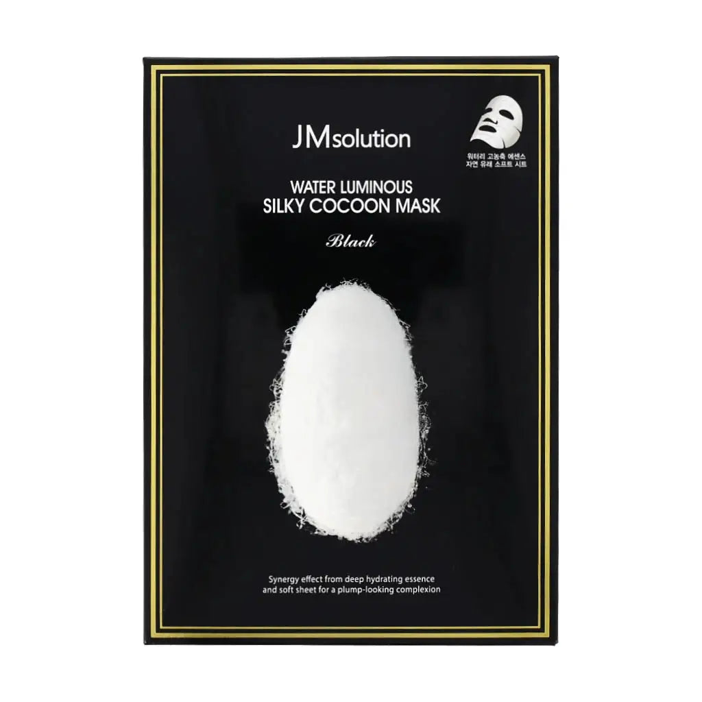 JM Solution Water Luminuous Silky Cocoon Black (10pcs) by JM Solution – Sheet Mask