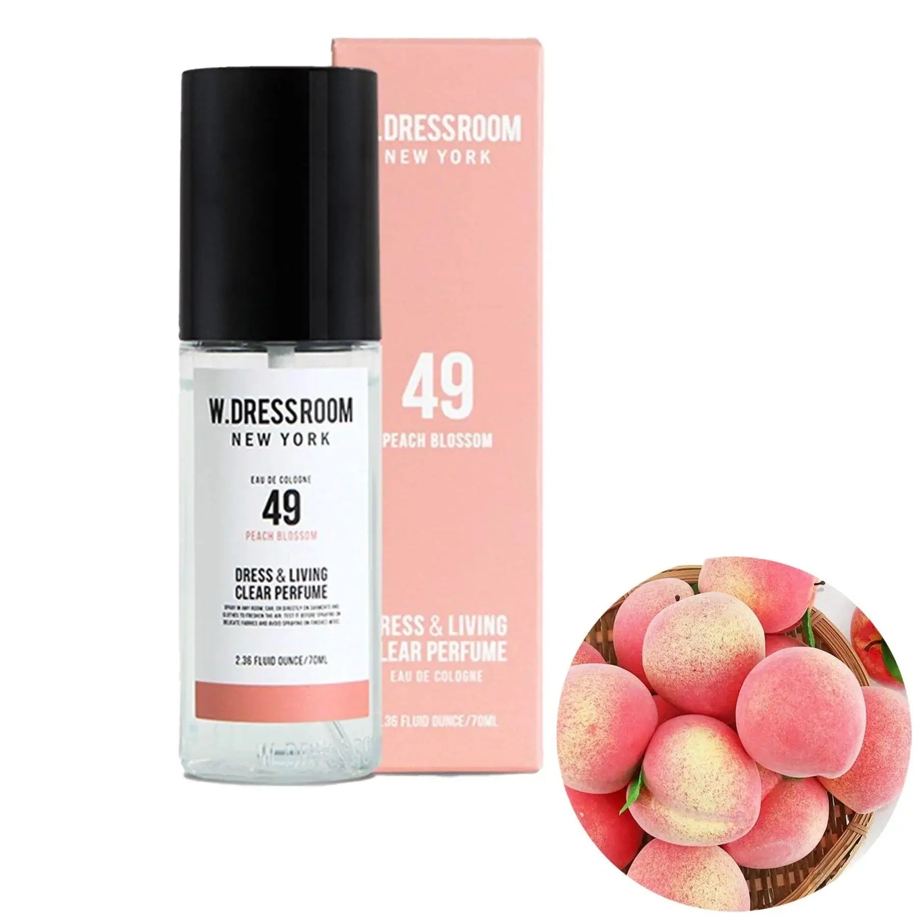 W.Dressroom Dress & Living Clear Perfume - 49 Peach（70ml) by W.Dressroom – Fragrance & Air Care