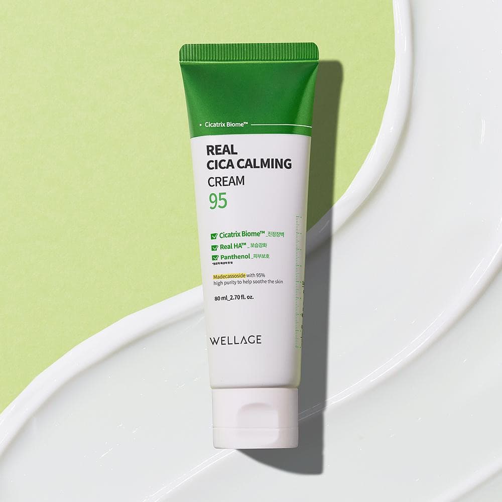 WELLAGE Real Cica Calming 95 Cream Cream 80ml by Wellage – Lotion & Cream
