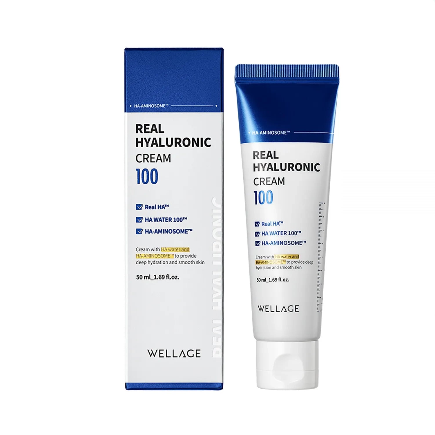 WELLAGE Real Hyaluronic 100 Cream 80ml by Wellage – Lotion & Cream