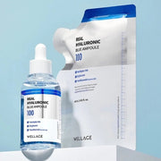 WELLAGE Real Hyaluronic Blue Ampoule (60ml + 60ml) by Wellage – Serum & Ampoule