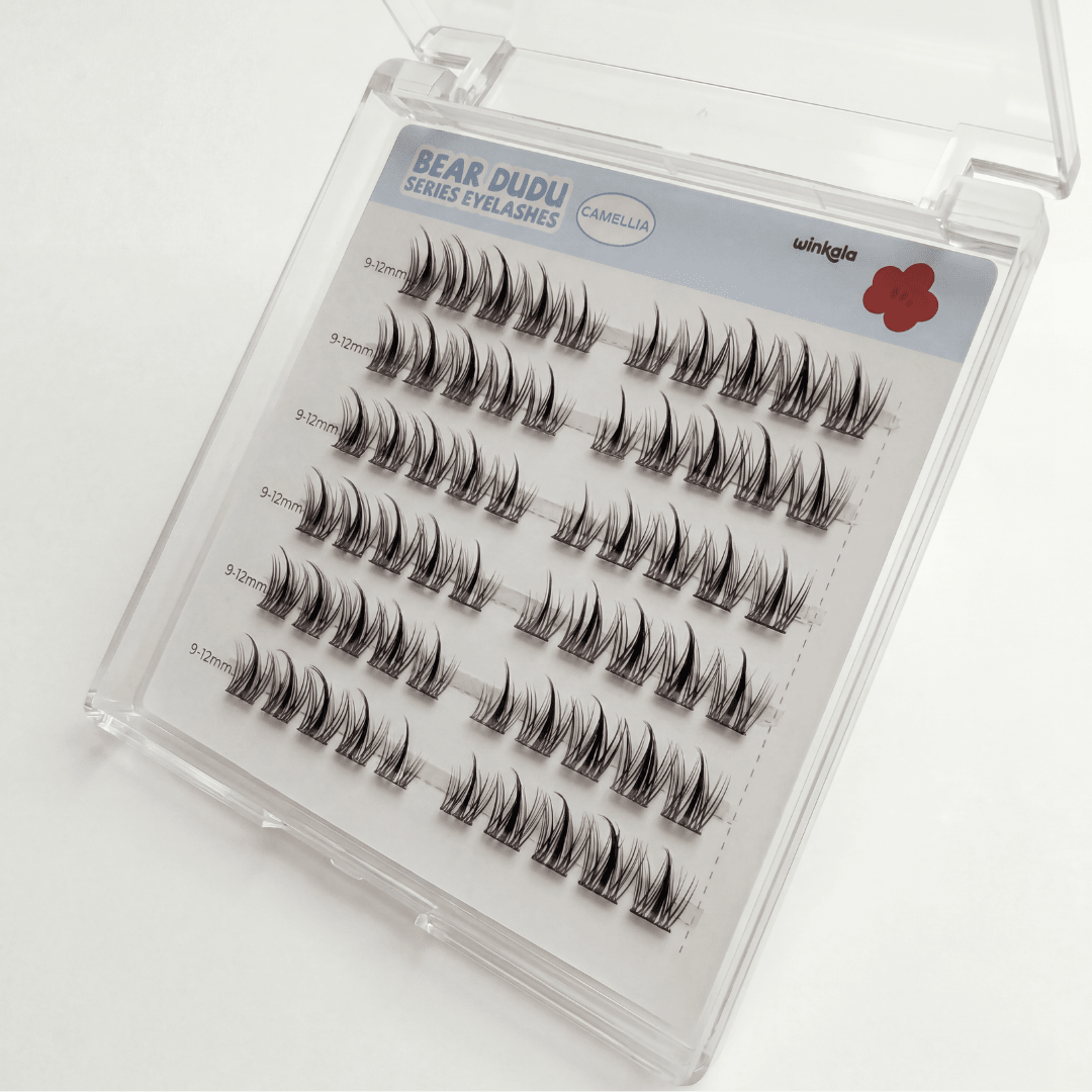 WINKALA Bear Dudu Series Eyelashes Camellia 9mm - 12mm by Kiokii and... – False Lashes