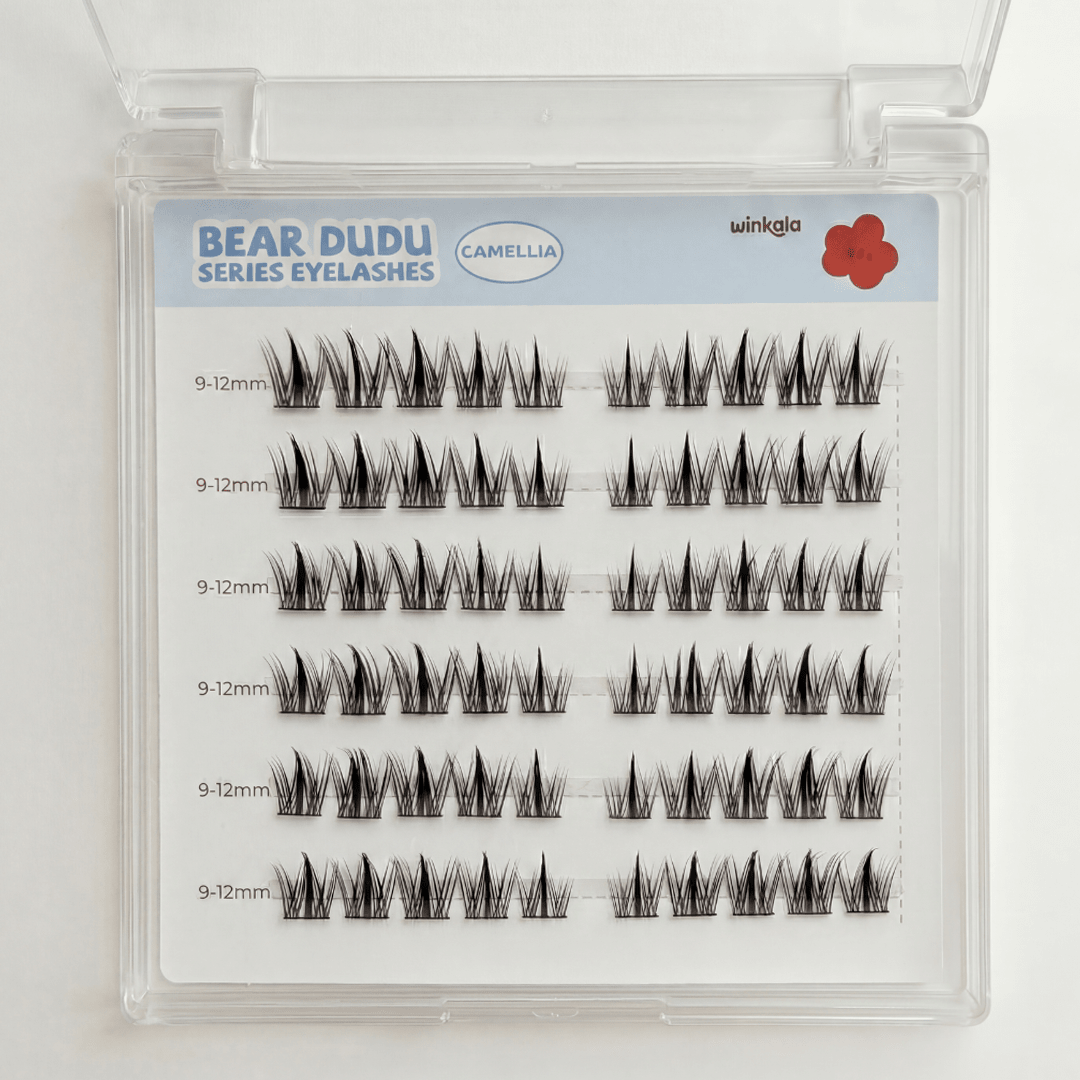 WINKALA Bear Dudu Series Eyelashes Camellia 9mm - 12mm by Kiokii and... – False Lashes