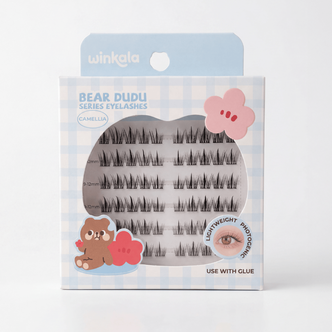 WINKALA Bear Dudu Series Eyelashes Camellia 9mm - 12mm by Kiokii and... – False Lashes