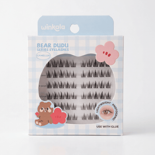 WINKALA Bear Dudu Series Eyelashes Camellia 9mm - 12mm by Kiokii and... – False Lashes