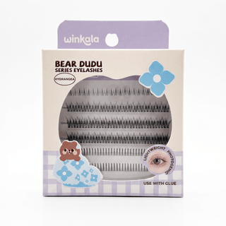 WINKALA Bear Dudu Series Eyelashes Hydrangea 5mm/12mm by Kiokii and... – False Lashes