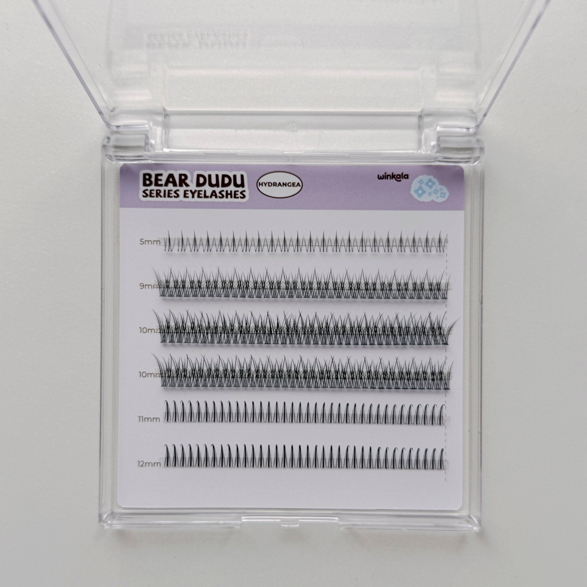 WINKALA Bear Dudu Series Eyelashes Hydrangea 5mm/12mm by Kiokii and... – False Lashes