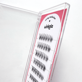 WINKALA Eyelash Book - Reusable & Glue Free (Crystal Manga) 9mm - 12mm by Kiokii and... – False Lashes