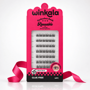 WINKALA Eyelashes Book - Reusable & Glue Free (Lightweight Natural) 10-12mm by Kiokii and... – False Lashes