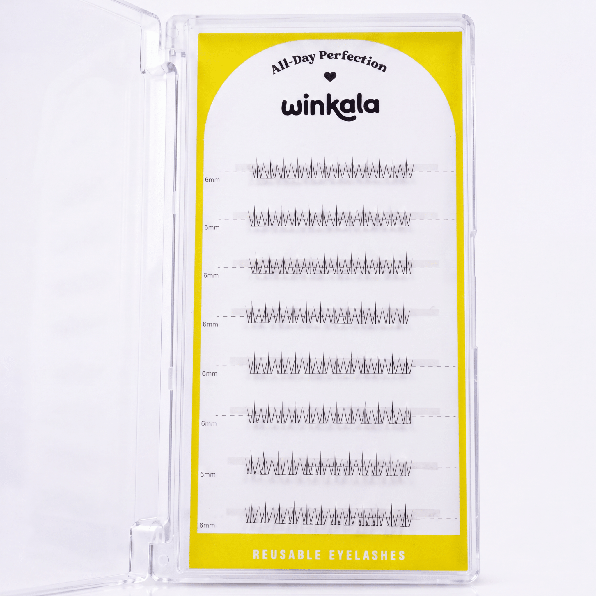 WINKALA Eyelashes Book - Reusable & Glue Free (Lightweight Natural) 6mm by Kiokii and... – False Lashes
