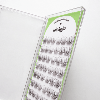 WINKALA Eyelashes Book - Reusable & Glue Free (Lightweight Natural) 9mm - 13mm by Kiokii and... – False Lashes